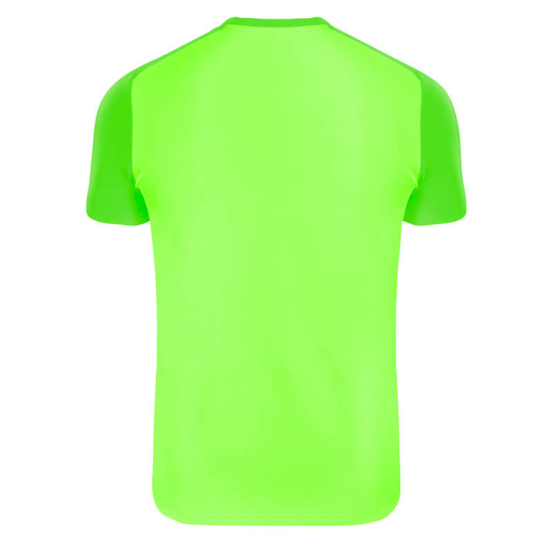 Camiseta Tecnica Runnek Edel Verde Fluor Espalda