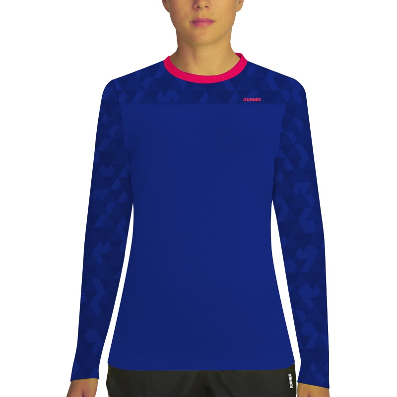 Camiseta running de invierno para mujer, modelo Wind