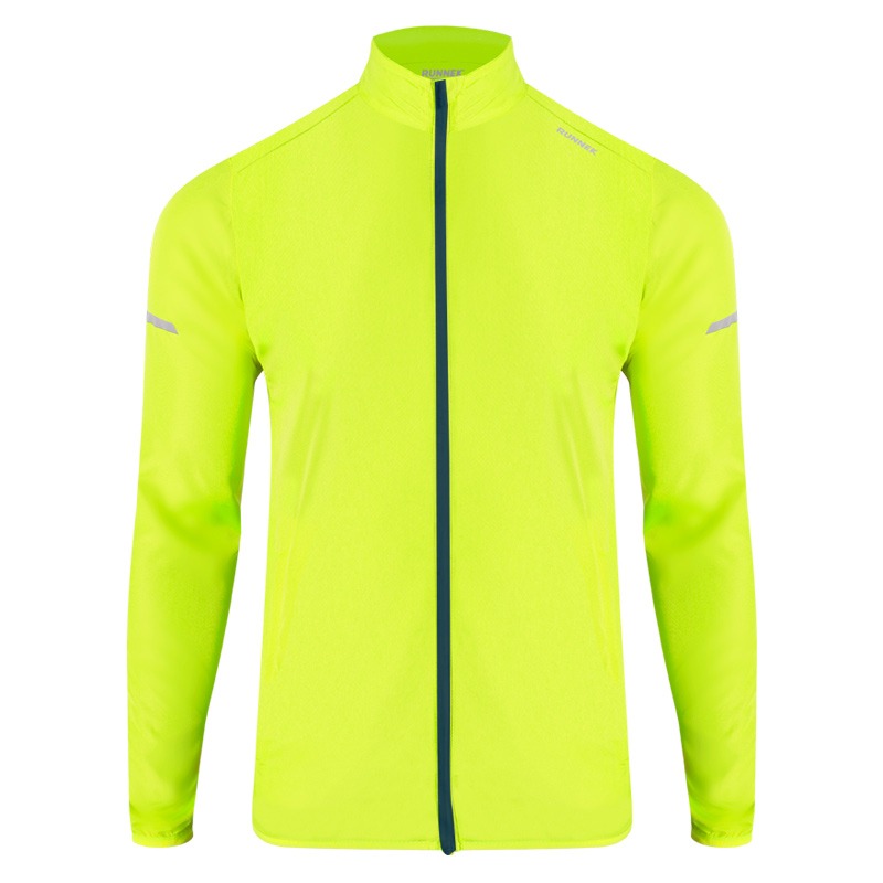 Cortavientos Capucha Runnek Next Amarillo Fluo F