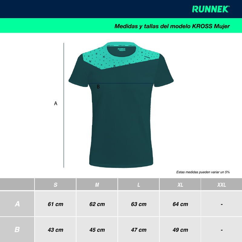 Runnek Kross Guia De Tallas Mujer Es