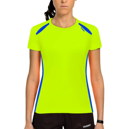 Camiseta wave amarillo mujer