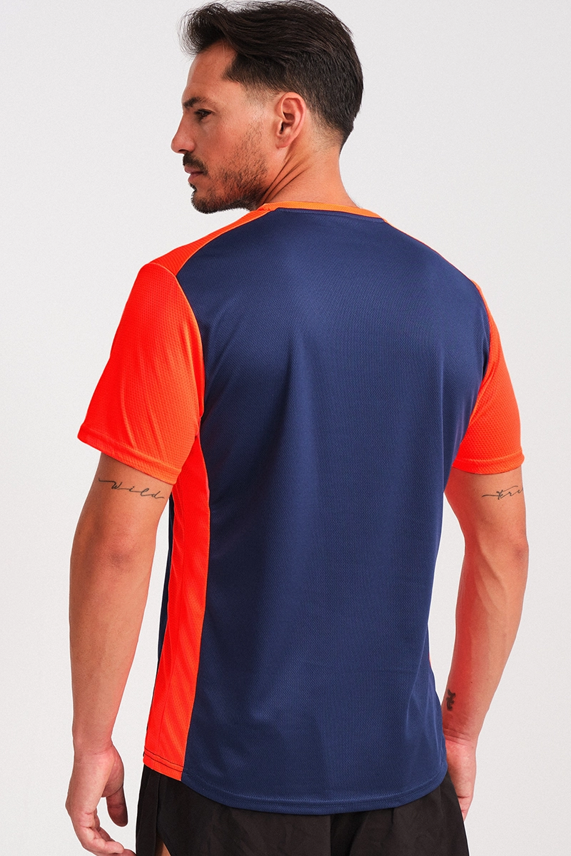 Camiseta Running Manga Corta Score Azul Navy E