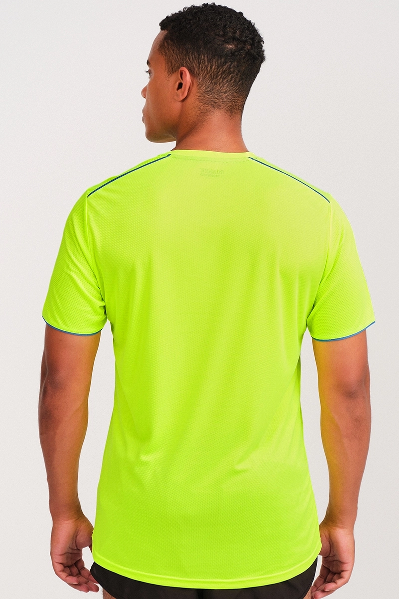 Camiseta Running Manga Corta Ultra Amarillo Cido E