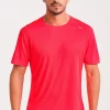 Camiseta Manga Corta Plain Neon Red