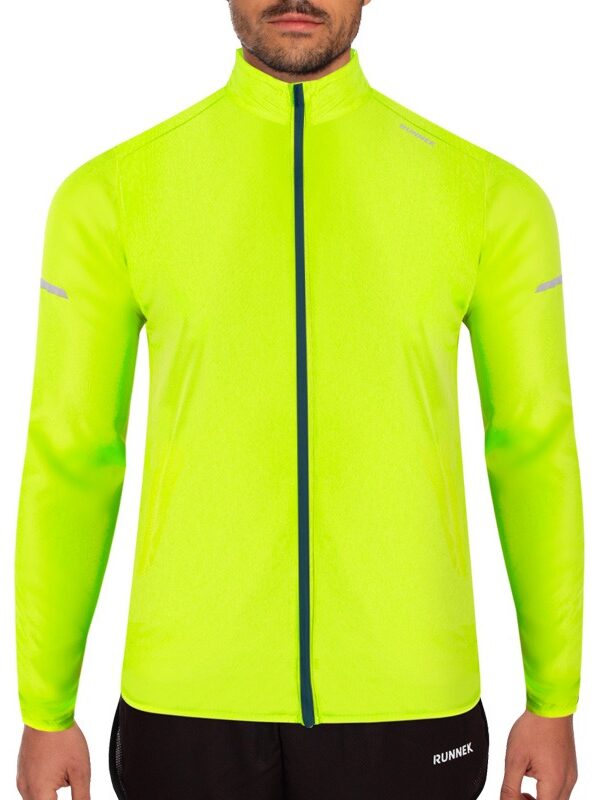 Cortavientos Capucha Runnek Next Amarillo Fluo